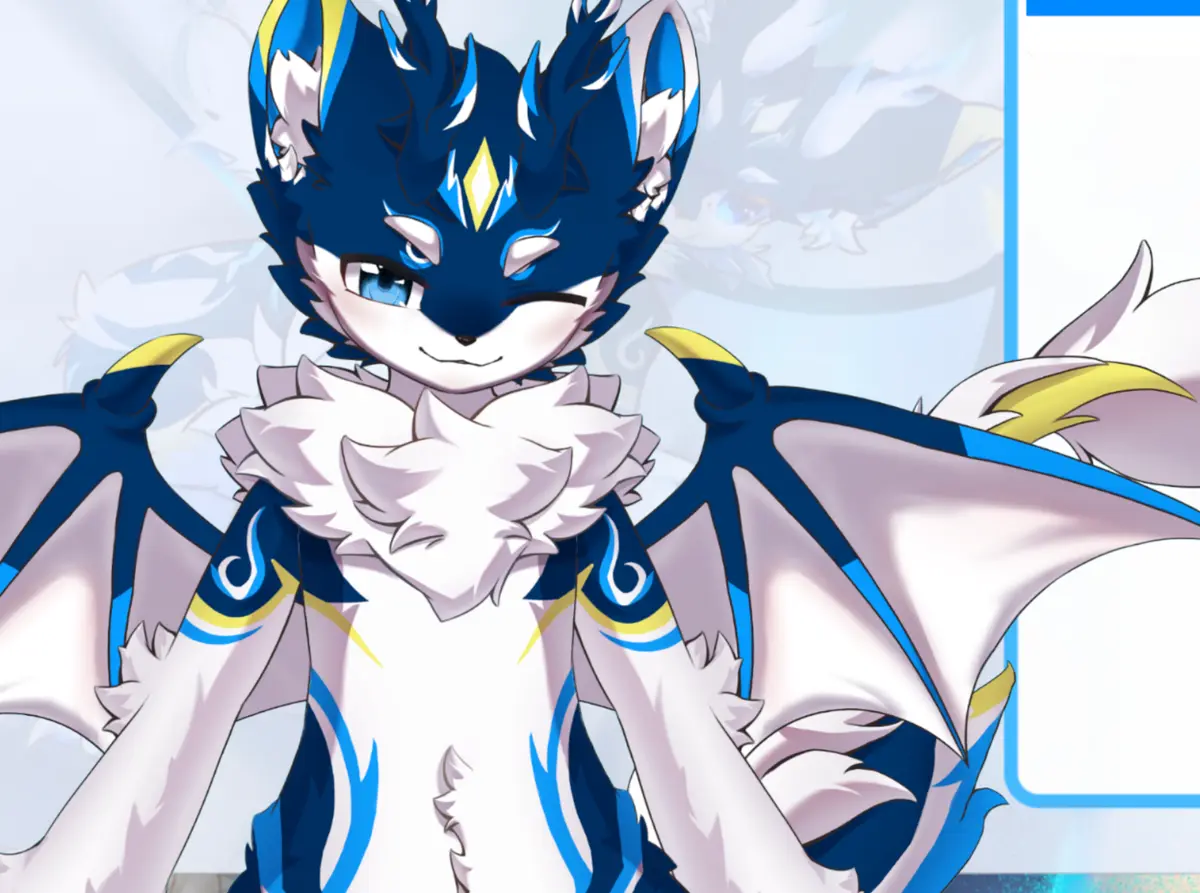 蓝白龙设定图